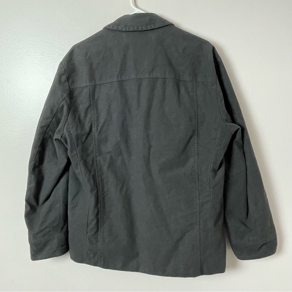 REI CO-OP Jacket Utility Button Up Lined Heavy Flannel Dark Gray sz 50 - Picture 6 of 14